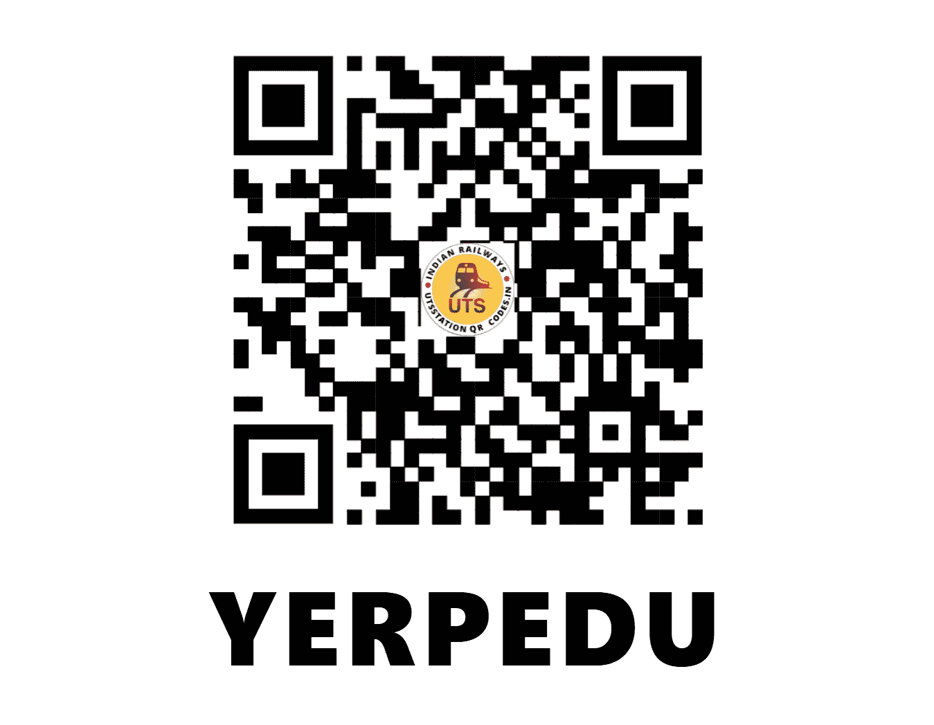 UTS QR Code for YERPEDU - YPD (SC - ANDHRA PRADESH)
